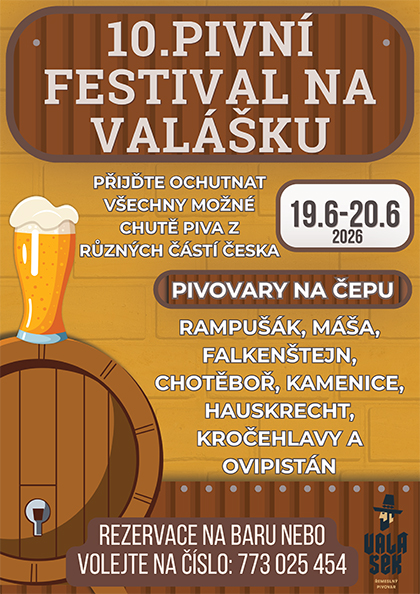 Valáškův 10. Pivní FESTIVÁLEK